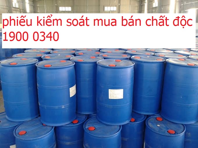 Phiếu kiểm soát mua bán chất độc
