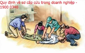 Quy định về sơ cấp cứu trong doanh nghiệp