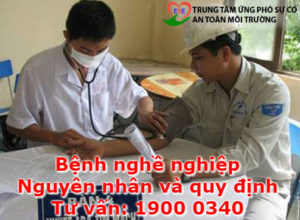 Bệnh nghề nghiệp và nguyên nhân gây ra bệnh nghề nghiệp?