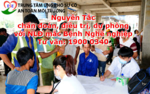 Nguyên tắc chẩn đoán, điều trị, dự phòng đối với người lao động bị mắc bệnh nghề nghiệp là nguyên tắc khám chữa và phòng ngừa