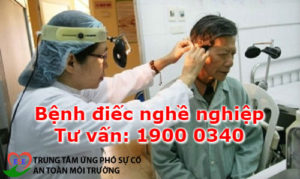 Bệnh điếc nghề nghiệp là bệnh nghe kém không hồi phục do tiếp xúc với tiếng ồn có cường độ cao trong quá trình lao động