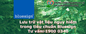 Lưu trữ vật liệu nguy hiểm trong tiêu chuẩn Bluesign được quy định tại tiêu chí thứ 12 trong văn bản "Bluesign criteria for production sites"