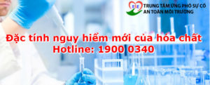 Đặc tính nguy hiểm mới là đặc tính nguy hiểm được phát hiện nhưng chưa được ghi trong phiếu an toàn hóa chất