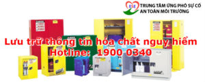 Lưu trữ thông tin hóa chất nguy hiểm là quy trình lưu trữ thông tin các hóa chất nguy hiểm đang được sử