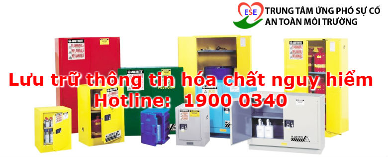 Lưu trữ thông tin hóa chất nguy hiểm là quy trình lưu trữ thông tin các hóa chất nguy hiểm đang được sử