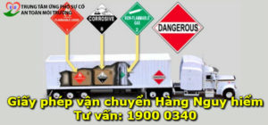Giấy phép vận chuyển hàng nguy hiểm là giấy phép do Cơ quan nhà nước có thẩm quyền cấp cho các tổ chức, cá nhân có nhu cầu vận chuyển hàng nguy hiểm là các