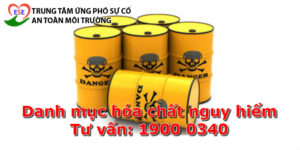 Danh mục hóa chất nguy hiểm là các loại hóa chất gây ảnh hưởng lớn tới môi trường và phải được kiểm soát chặt chẽ. Danh mục hóa chất nguy hiểm được quy định