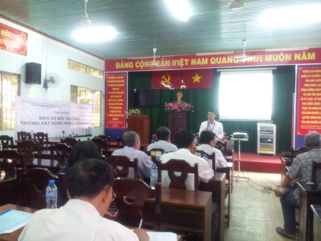 Tập huấn Kiến thức Môi trường trong Xây dựng Nông thôn mới