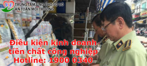 Điều kiện kinh doanh tiền chất công nghiệp được ban hành kèm Nghị định 113/2017/NĐ-CP quy định chi tiết và hướng dẫn thi hành một số điều của Luật hóa chất 