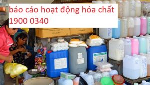 Báo cáo hoạt động hóa chất