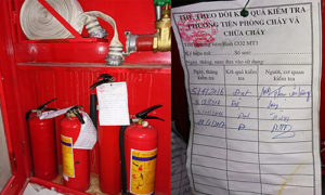 Kiểm tra bình chữa cháy