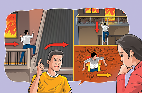 Mỗi gia đình cần có phương án thoát nạn và chia sẻ cho các thành viên được biết