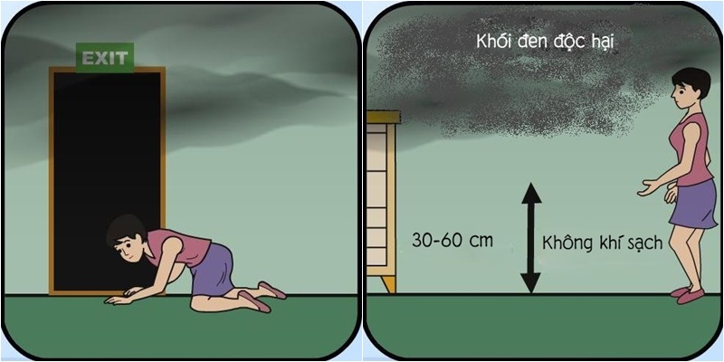 Kỹ năng hướng dẫn thoát nạn khi có cháy ở nhà cao tầng